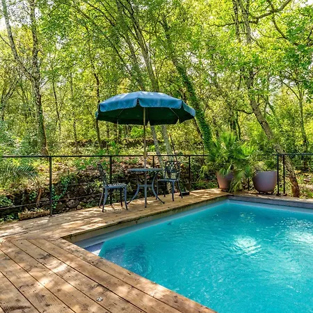 Maison Romantique Dans Les Bois Ferienhaus Molieres-sur-Ceze